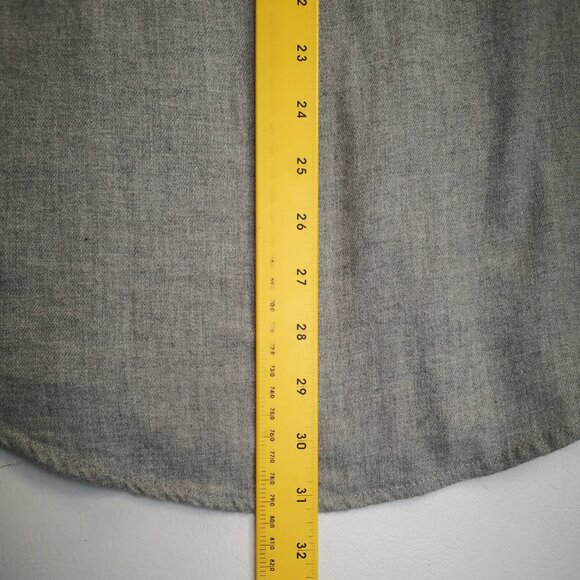 NWT Joe Fresh Men's Size Small Grey Button Front Light Flannel Shirt - Picture 13 of 13